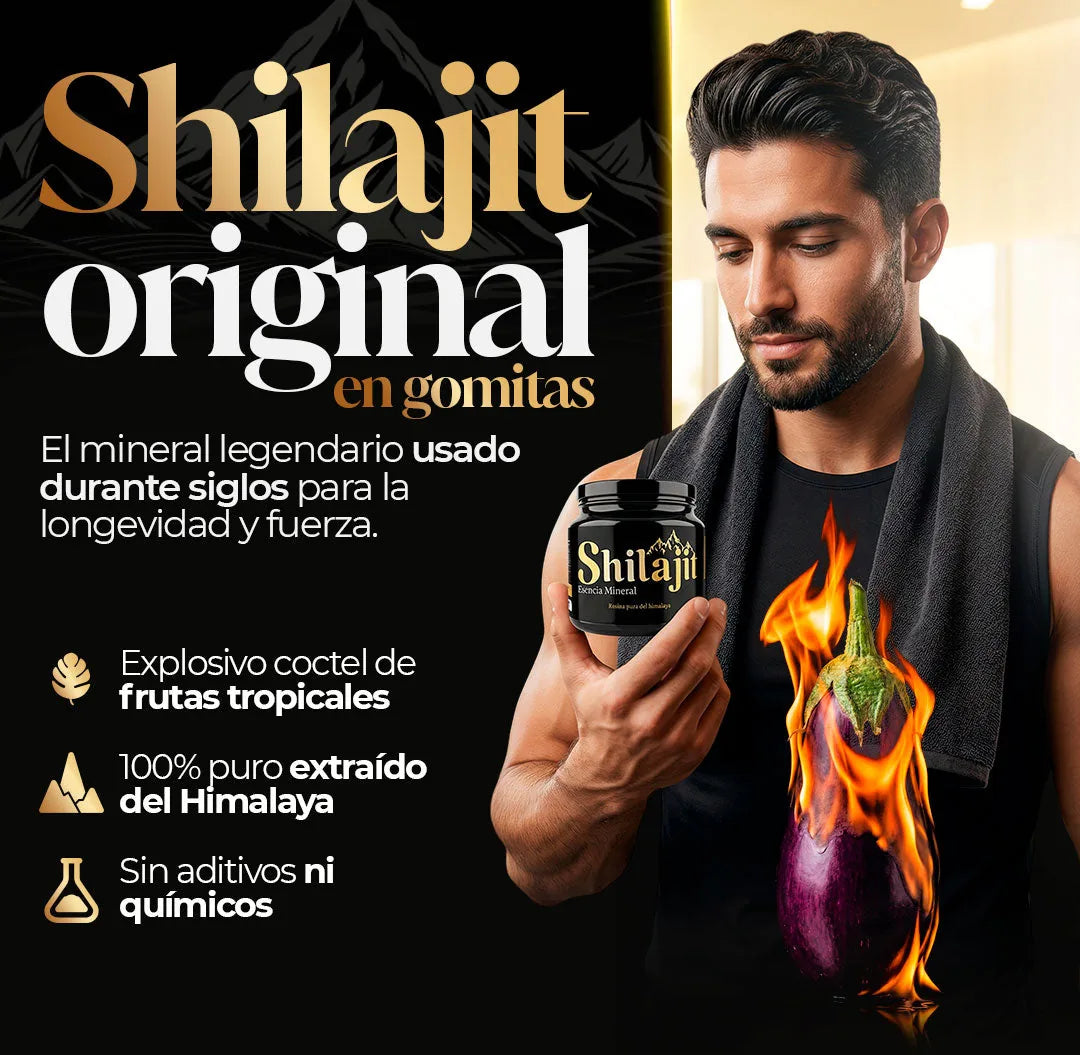Shilajit original: el mineral legendario usado durante siglos para la longevidad y la fuerza
